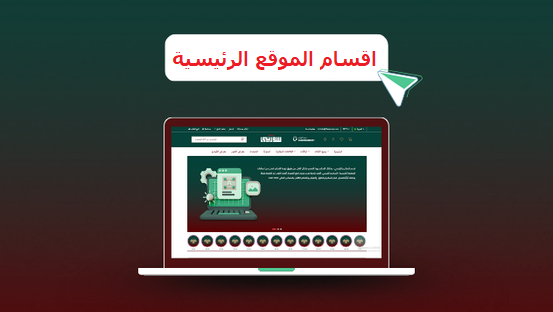  اقسام الموقع الخارجية والداخلية
